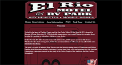 Desktop Screenshot of elriomotel-rvpark.com